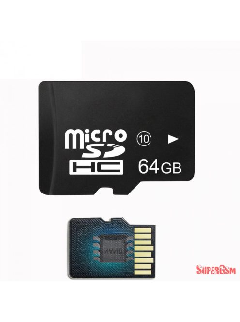 64 GB Micro SD HC memóriakártya