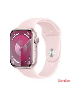   Watch Apple Watch Series 9 GPS 41mm Pink Aluminium Case with Sport Band S/M - Light Pink