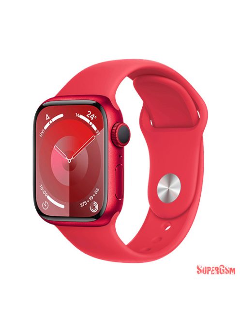 Apple Watch Series 9 GPS 41mm RED Aluminium Case with Sport Band M/L - (PRODUCT) RED