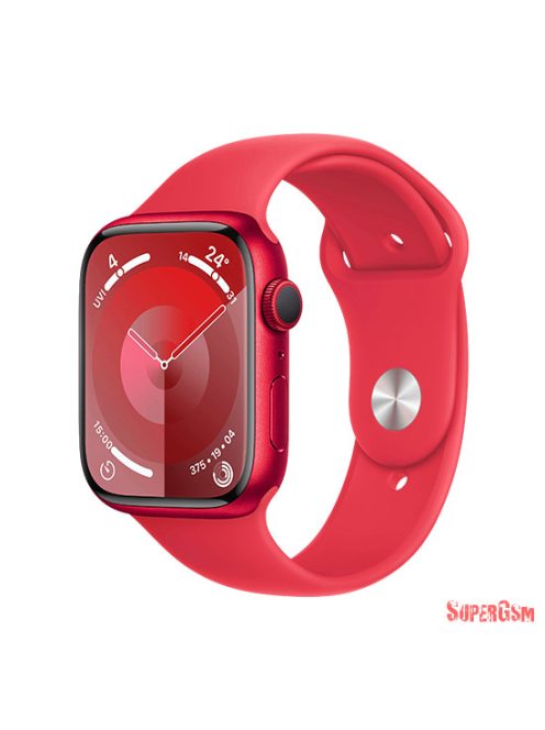 Apple Watch Series 9 GPS 45mm (PRODUCT)RED Aluminium Case with Sport Band S/M - (PRODUCT)RED