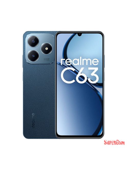 Realme C63 Dual Sim 8GB RAM 256GB - Leather kék