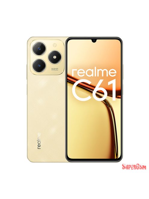 Realme C61 Dual Sim 6GB RAM 128GB - Arany