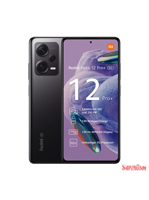 Xiaomi Redmi Note 12 Pro+ 5G Dual Sim 8GB RAM 256GB - Fekete