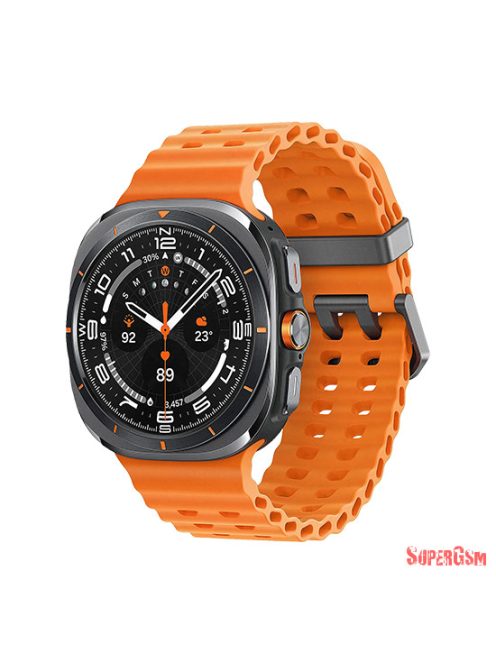 Samsung Galaxy Watch Ultra L705 47mm LTE - Titánszürke narancssárga szíjjal