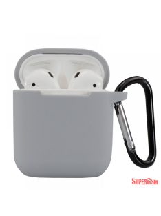 Airpods 1,2 szilikon tok, Szürke, 2.5mm