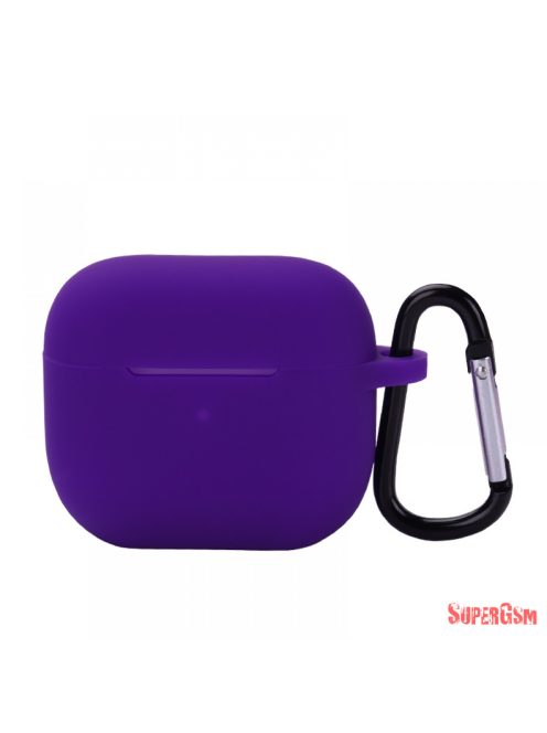 Airpods 3 szilikon tok, Ibolya, 2.5 mm