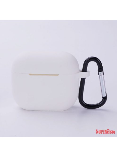 Airpods 3 szilikon tok, Fehér, 2.5 mm