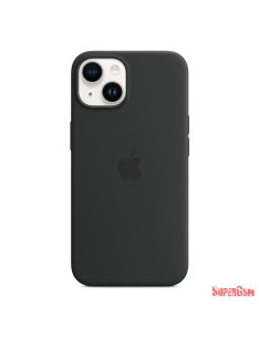 Apple iPhone 14 Plus Szilikon Magsafe tok,Fekete