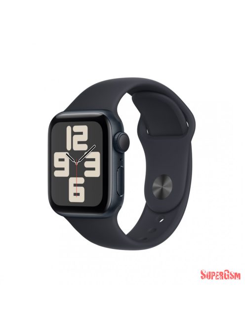 Apple Watch SE3 40mm Fekete Alu tok,Fekete sport szíj (M/L)