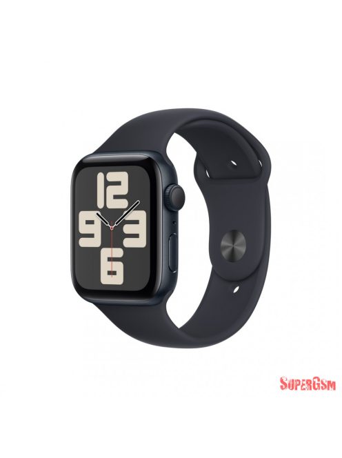 Apple Watch SE3 44mm Fekete Alu tok,Fekete sport szíj (M/lL)
