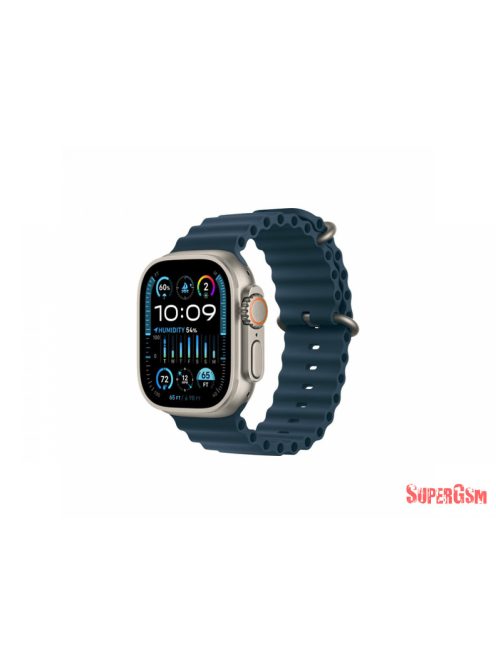 Apple Watch Ultra2 Cellular 49mm Titánium tok, Kék szíj