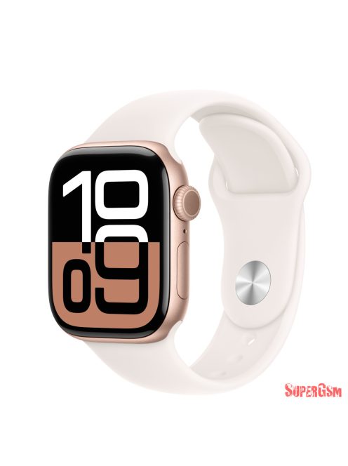 Apple Watch S10 Cellular 42mm rosgold alutok, rose sport M/L