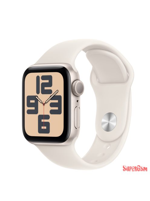 Apple Watch SE2 v3 GPS 40mm  csillagfény alutok, sportszíj M/L