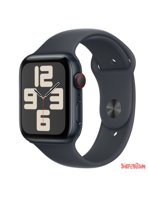 Apple Watch SE2 v3 Cellular 44mm fekete alutok, sportszíj M/L