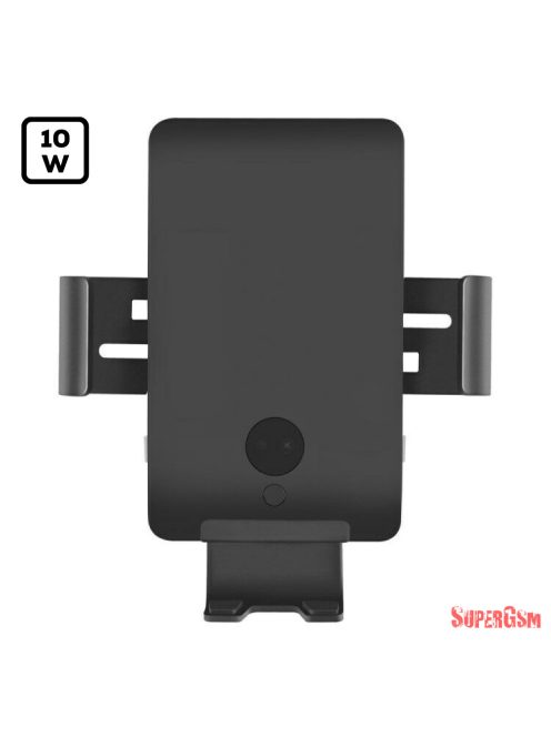 10W Wirelesses autós tartó, Fekete