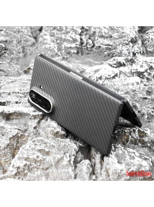 Mágneses aramid karbon tok, Samsung Z Fold 7, Fekete