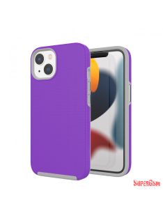 iPhone 14 TPU+PC ütésálló tok,Lila