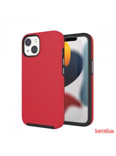 iPhone 14 Plus TPU+PC ütésálló tok,Piros