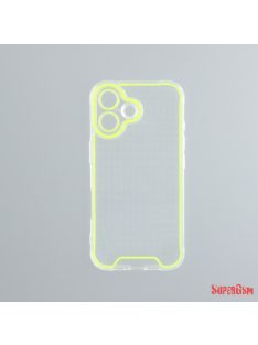 iPhone 16 Plus vékony TPU szilikon hátlap, NeonZöld