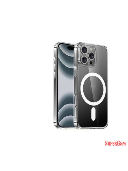 iPhone 16 Pro mágneses szilikon tok, Átlátsz.