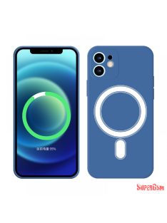 Samsung S23 Plus mágneses szilikon tok, Kék