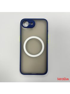 iPhone 16e mágneses műanyag tok, kék-zöld