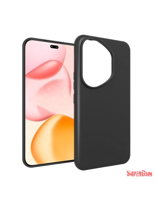 Premium szilikon tok, Honor 400 Pro, Fekete