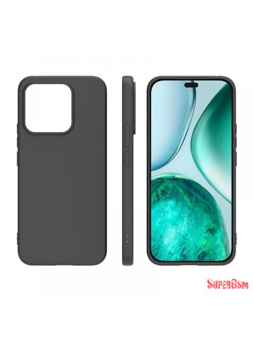Honor X8C prémium szilikon tok, Fekete