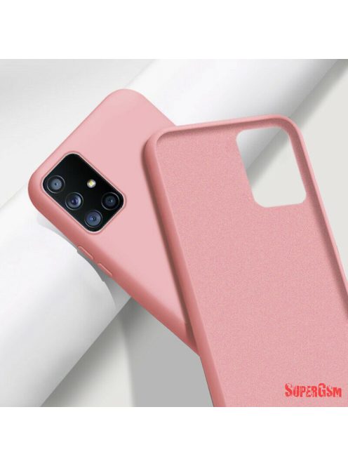 Premium szilikon tok, iPhone 12 / 12 Pro, Pink
