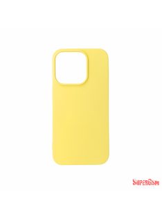 Premium szilikon tok, iPhone 16 Pro, Citroms.