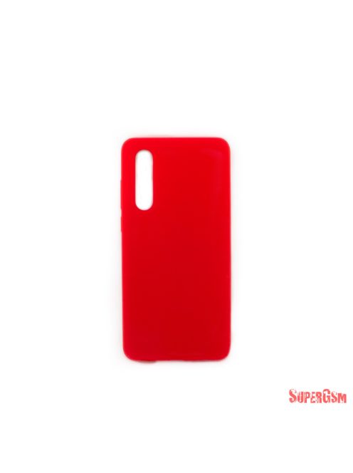 Premium szilikon tok, Xiaomi Redmi 9, Piros