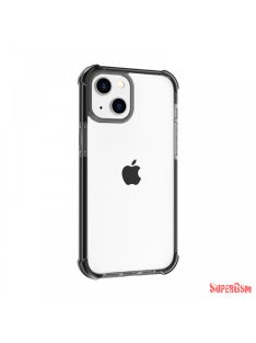 iPhone 14 ütésálló szilikon hátlap, Fekete