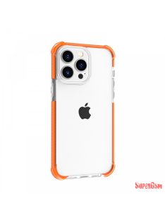 iPhone 14 Pro ütésálló szilikon hátlap, Narancs