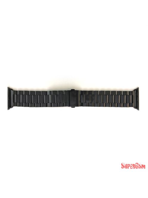 Apple watch fém óraszíj, 38/40/41 mm, Fekete