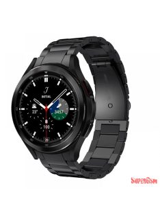 Samsung Watch 4/5 fém óraszíj,20mm,Fekete