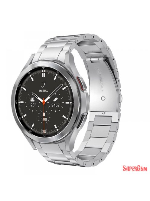 Samsung Watch 4/5 fém óraszíj,20mm,Ezüst