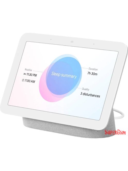 Google Nest HUB 2 okos otthon központ, fehér