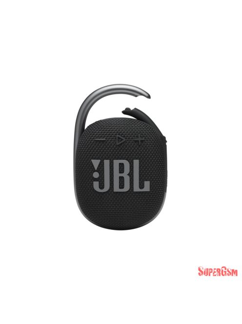 JBL Clip 4 Hordozható Bluetooth hangszóró, Fekete