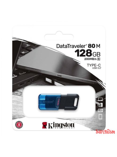 Kingston 128GB DataTraveler 80 M USB-C 3.2 Gen 1 pendrive