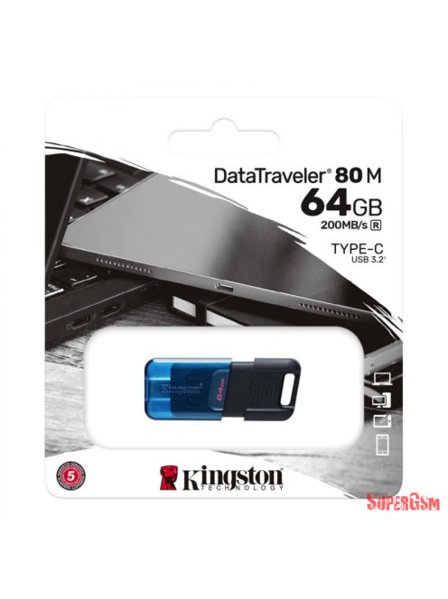 Kingston 64GB DataTraveler 80 M USB-C 3.2 Gen 1