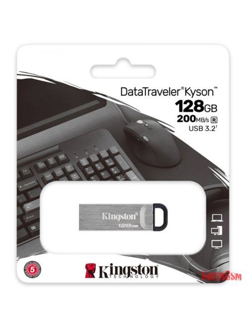 Kingston 128GB Data Traveler Kyson USB 3.2 Gen 1 fém