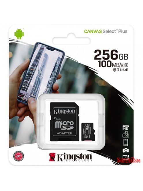 Kingston Canvas Select Plus MicroSDHC 256GB, C10