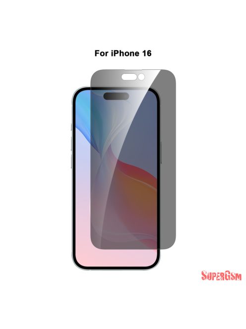 iPhone 16/ 15 betekintésmentes üvegfólia