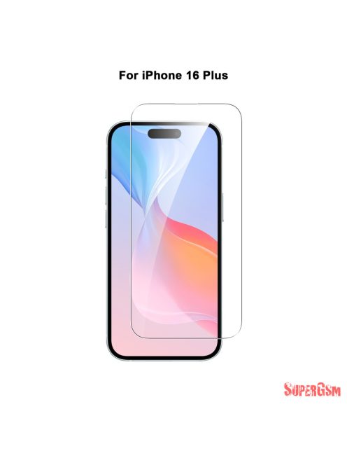 iPhone 16 Plus/ 15 Plus kijelzővédő üvegfólia