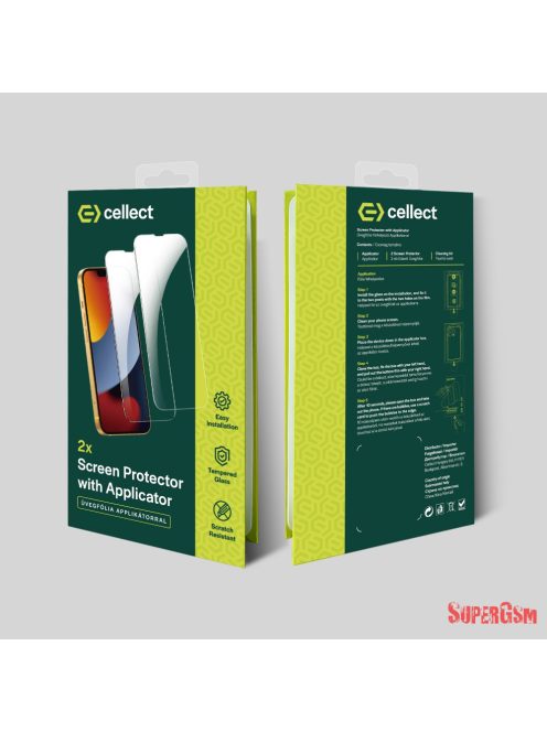 iPhone 16 Plus applikátor 2 üvegfóliával