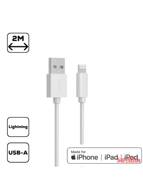 Cellect iPhone Lightning USB adat 2m, töltőkábel