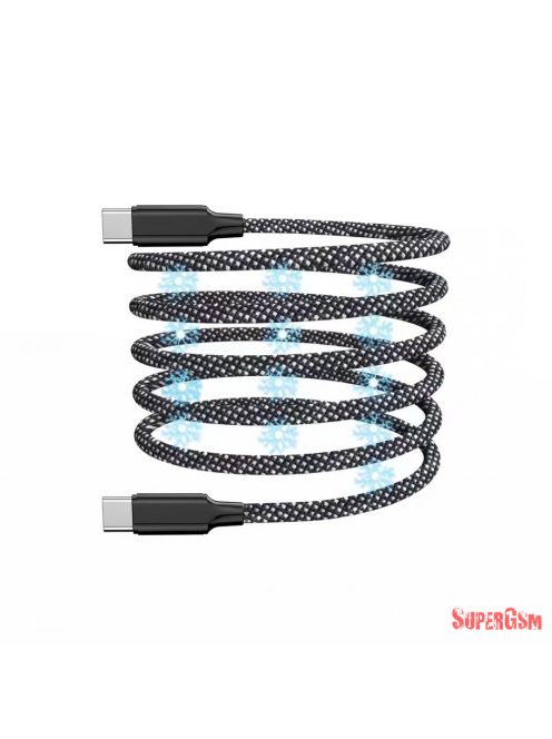 Feltekerhető mágneses Type-C - Type-C kábel