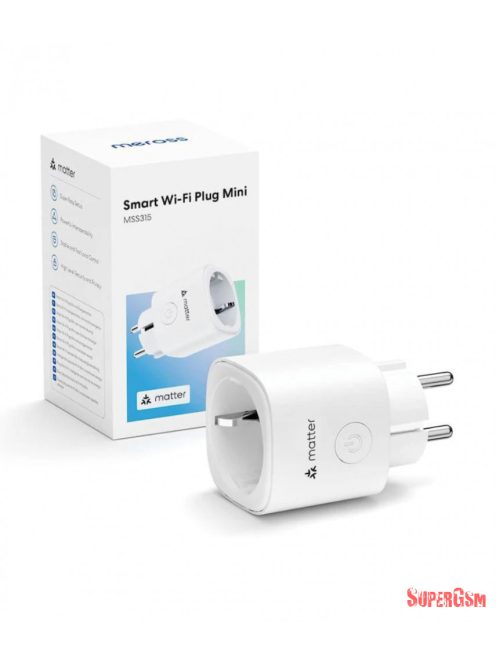 Okos konnektor Meross Smart Wi-fi Plug Mini with Energy Monitor