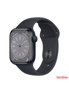   Apple Watch Series 8 GPS + Cellular 41mm Midnight Aluminium Case with Sport Band - Midnight