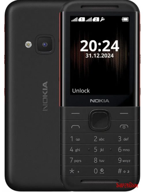 Nokia 5310 DS kártyafüggetlen mobiltelefon, fekete piros